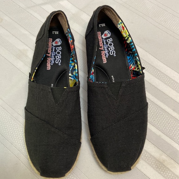 Bobs Skechers with Memory Foam & Arch Pillow Womens Slip On Loafer- EUC size 8.5 - Picture 6 of 12